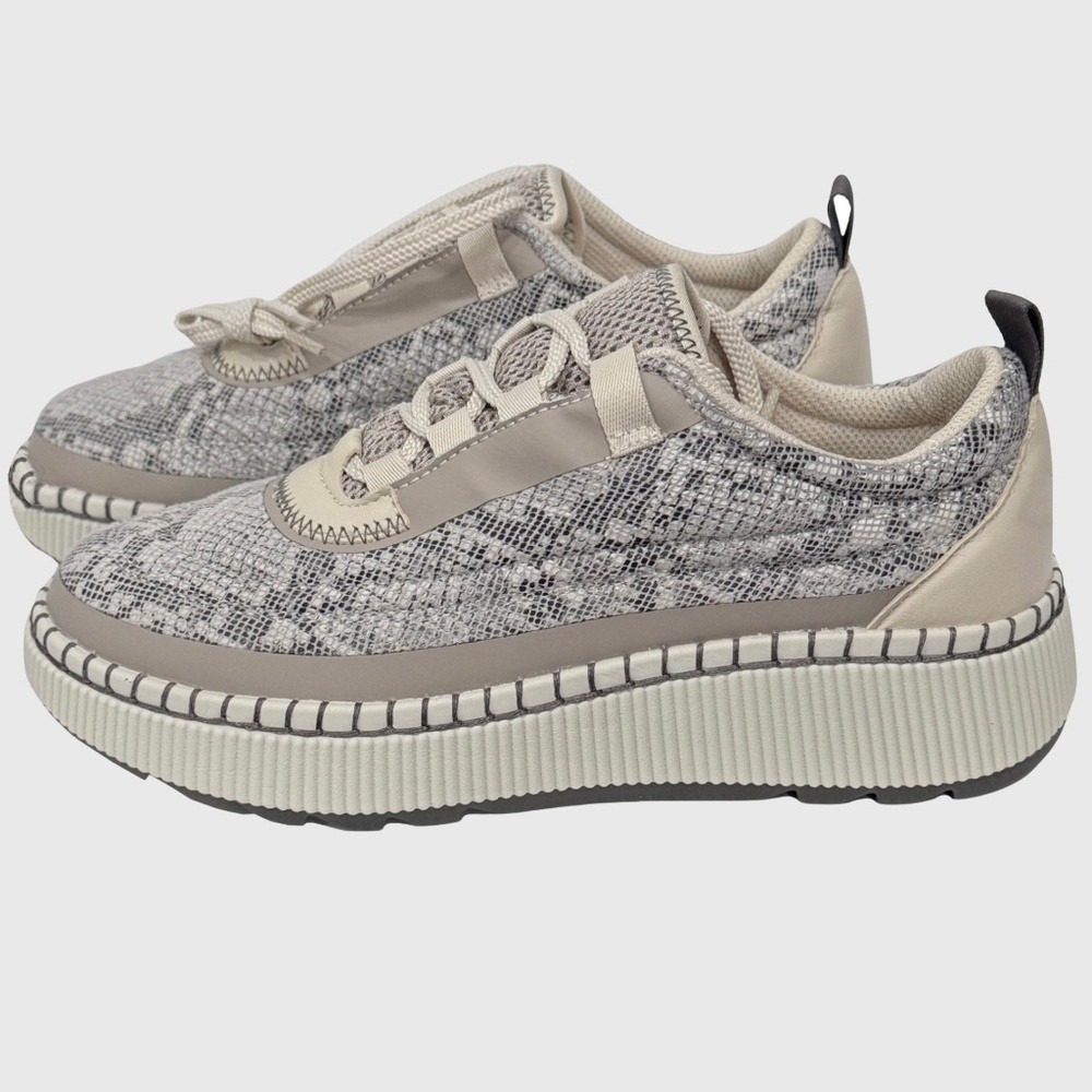 Womens Cougar Sayah Sneakers / Shoes - NEW 8.5 Taupe Snake‎ #48210-ZZ2